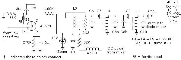 Radio Telescope low noise amplifier